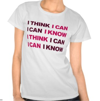Picture, gym, exercise, motivation, gym motivation, i think i can, i know i can, work out, typography, i can, t shirts