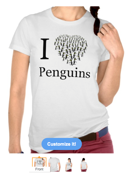 i love penguins, penguin, love, penguins, birds, pastels, black and white, yellow, tshirt