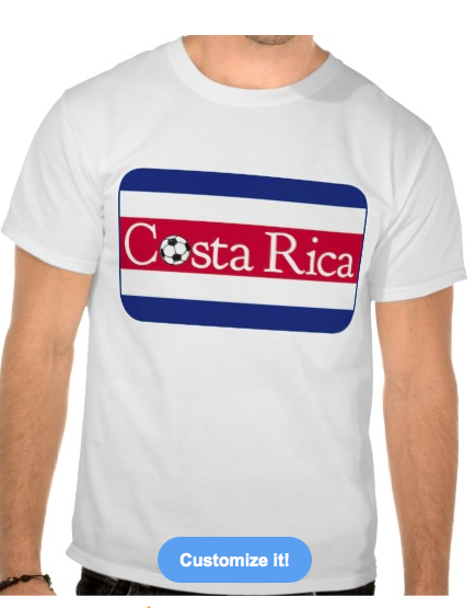 costa rica, football, flag, striped flag, blue and red stripes, red white and blue, soccer, sketch, black and white ball, modified flag, stylised flag, t shirt